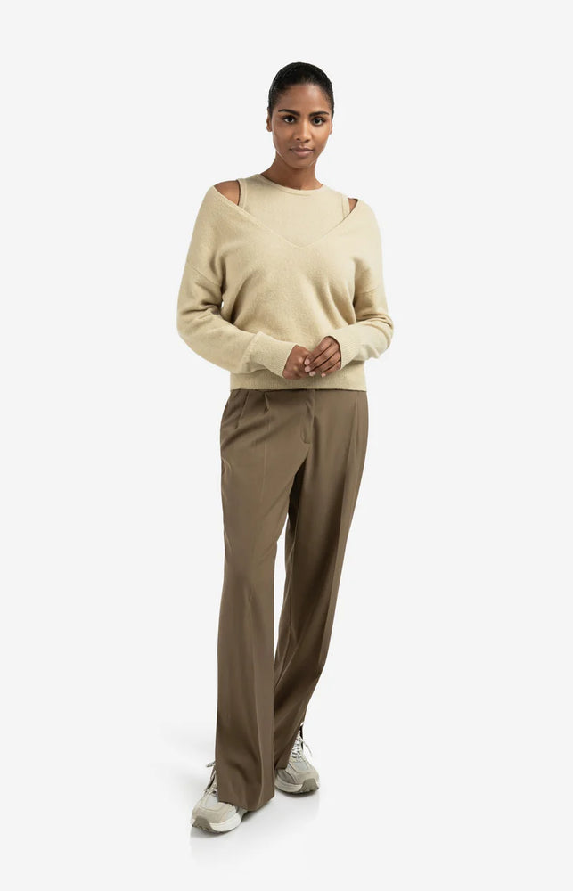 
                  
                    Yaya Knitted Sweater & Layered Top
                  
                