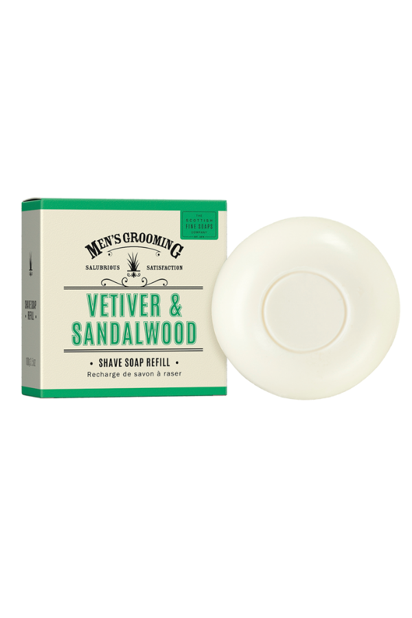 Vetiver and Sandalwood Shave Soap Refill